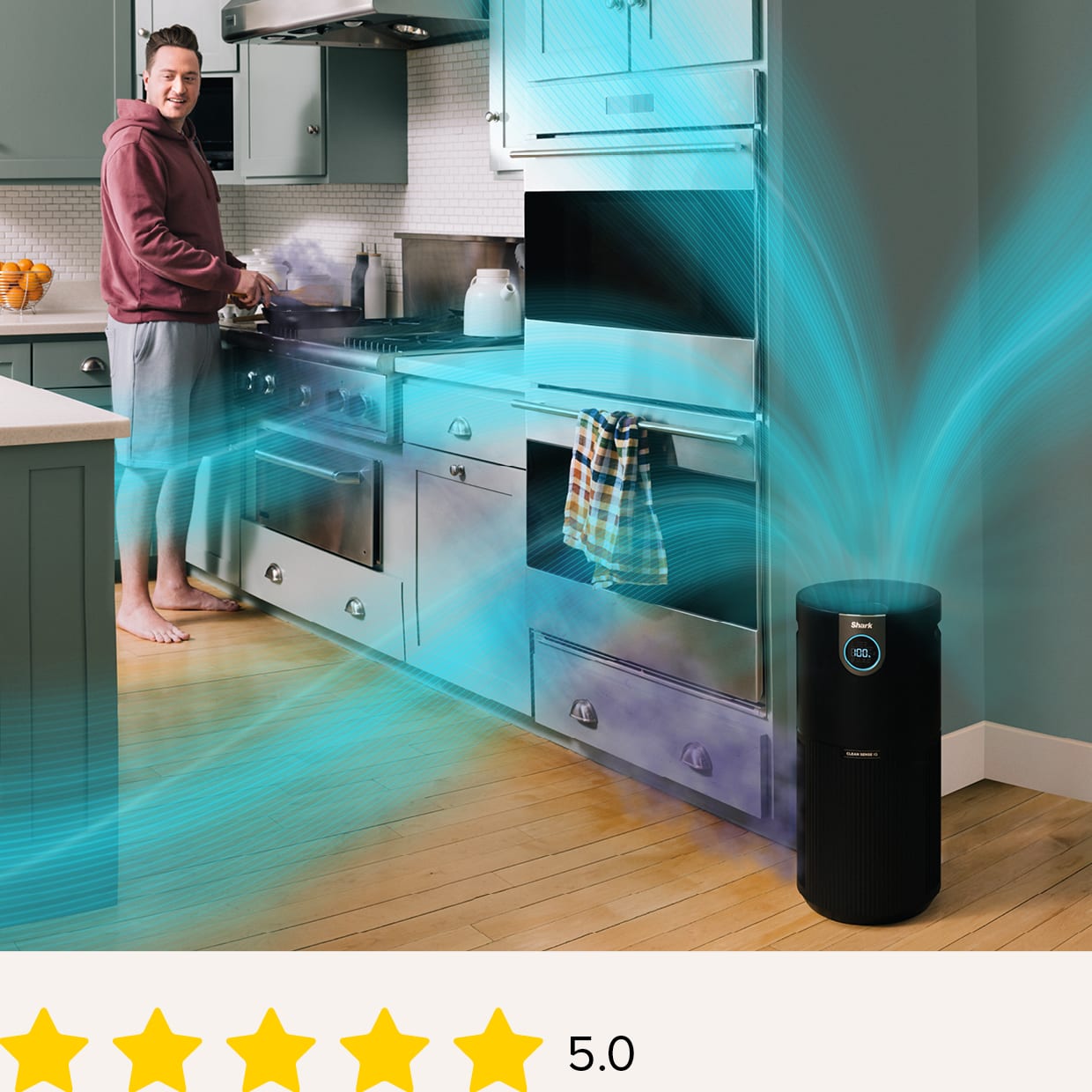 Shark Air Purifiers Clean Sense IQ™ with HEPA Filtration